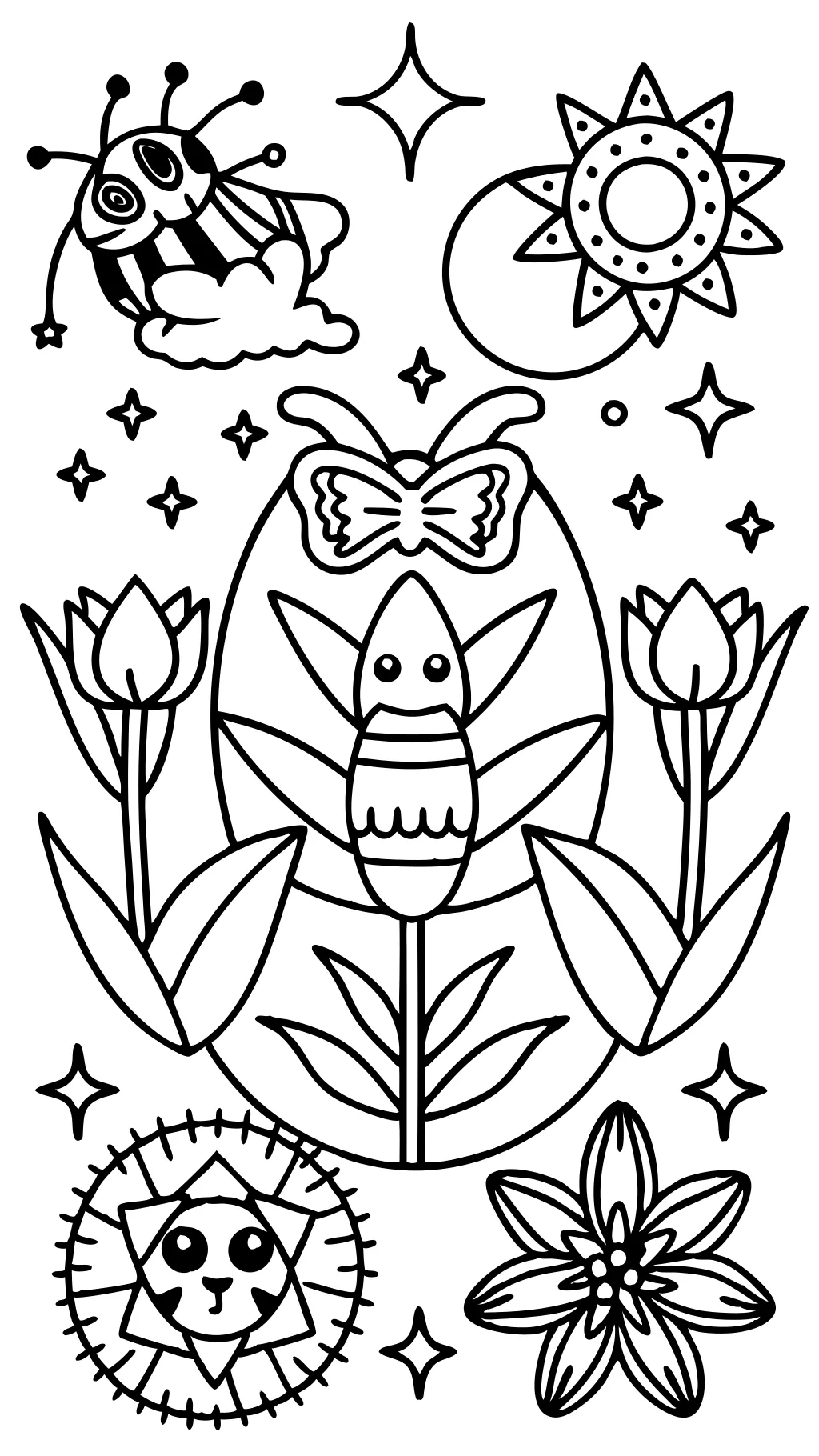 medium coloring pages